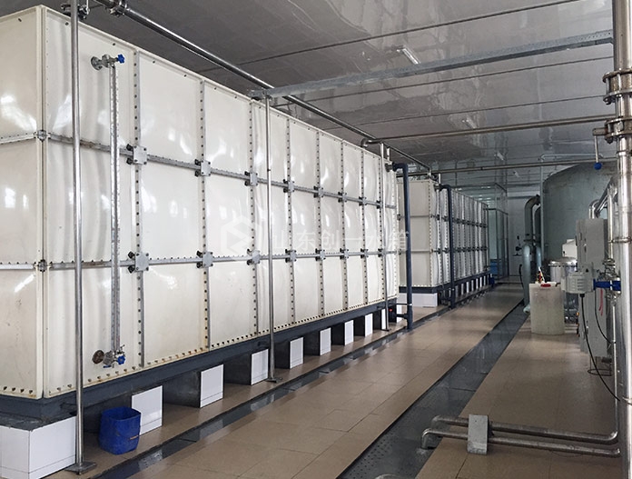 黑龍江賓西牛業(yè)公司項(xiàng)目-玻璃鋼水箱